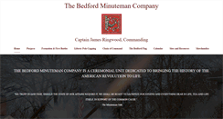 Desktop Screenshot of bedfordminutemancompany.org